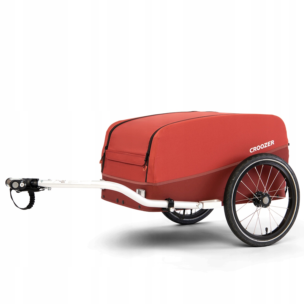 Skládací Cyklistický Přívěs Croozer Cargo Kalle Lava Red 92L 16''