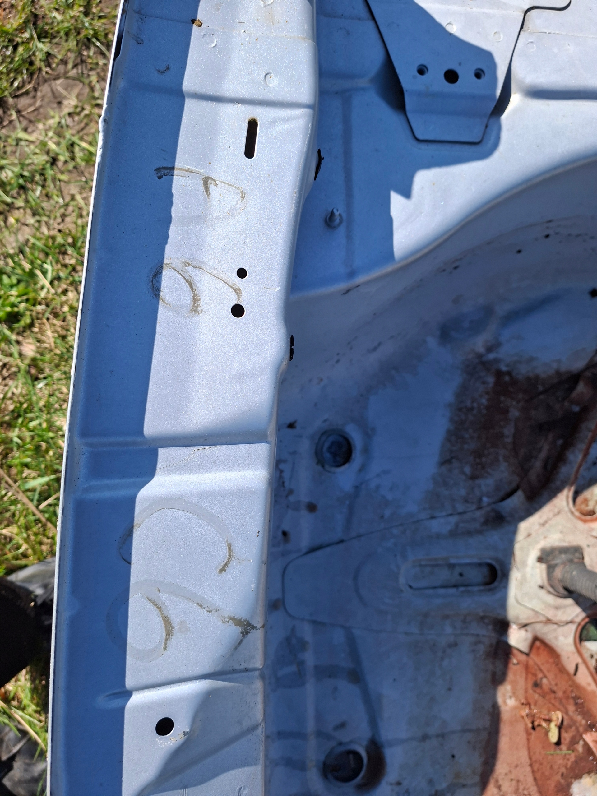 sump rear panel rear audi a6 c6 LY7W