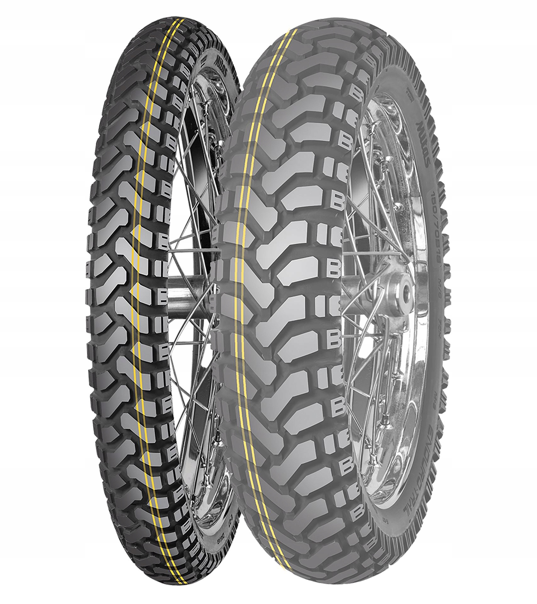 Mitas Pneumatika 150/70B18 Enduro Trail Dakar (dvojitý Žltý Pásik) 70H Tl/tt M