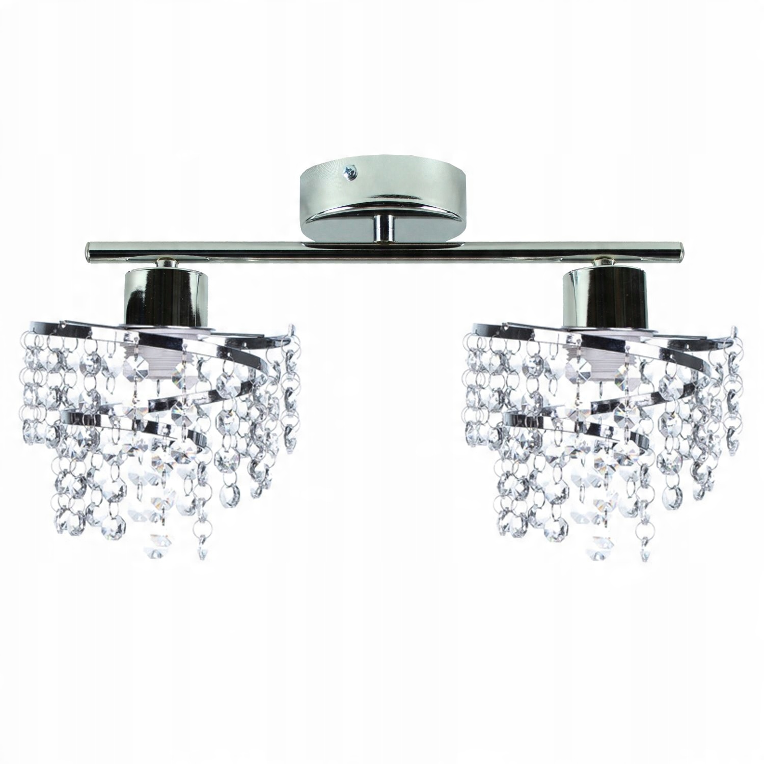 

Unicorn 2 lampa chrom kryształki wisząca plafon