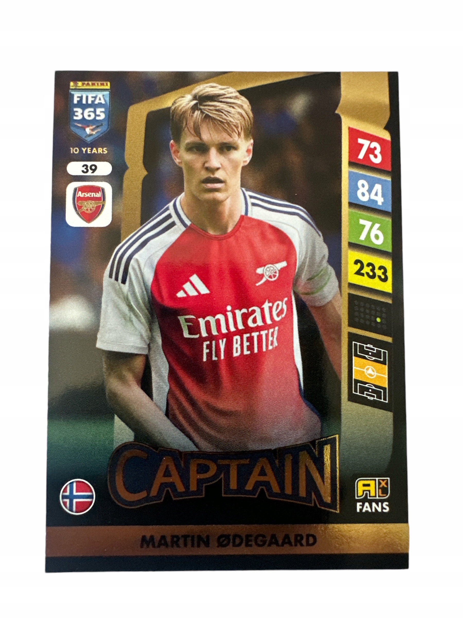 Fifa 365 2025 Adrenalyn XL Panini Fans Arsenal Fc Nr 39 Odegaard