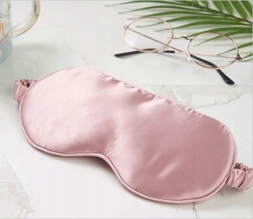 JEDWABNA OPASKA NA OCZY DO SPANIA JEDWAB PODRÓŻNA DO SAMOLOTU SEN RELAKS Marka Klara