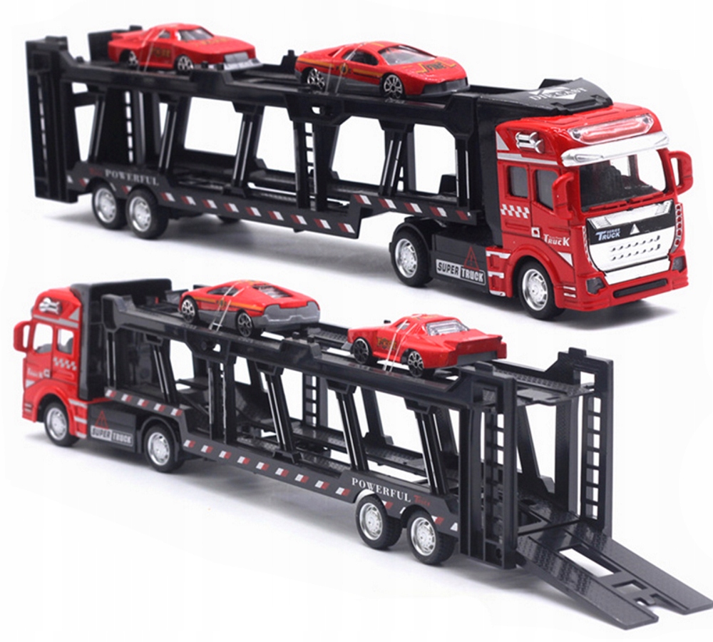 CIĘŻARÓWKA AUTO TIR DWUPOZIOMOWA LAWETA + RESORAKI Rodzaj pojazdu ciężarówka