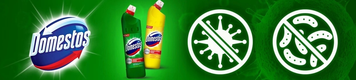 Domestos 1250ml Pine żel płyn do WC 1.25l Marka Domestos
