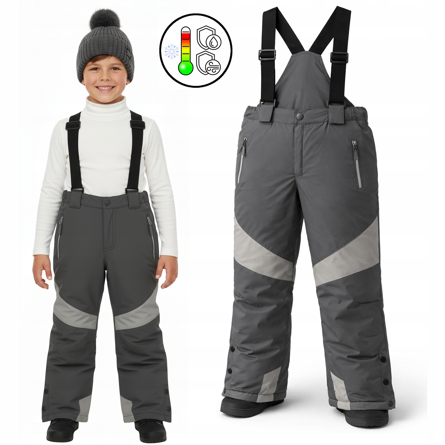 SPODNIE NARCIARSKIE J-360S8 OCIEPLANE 134