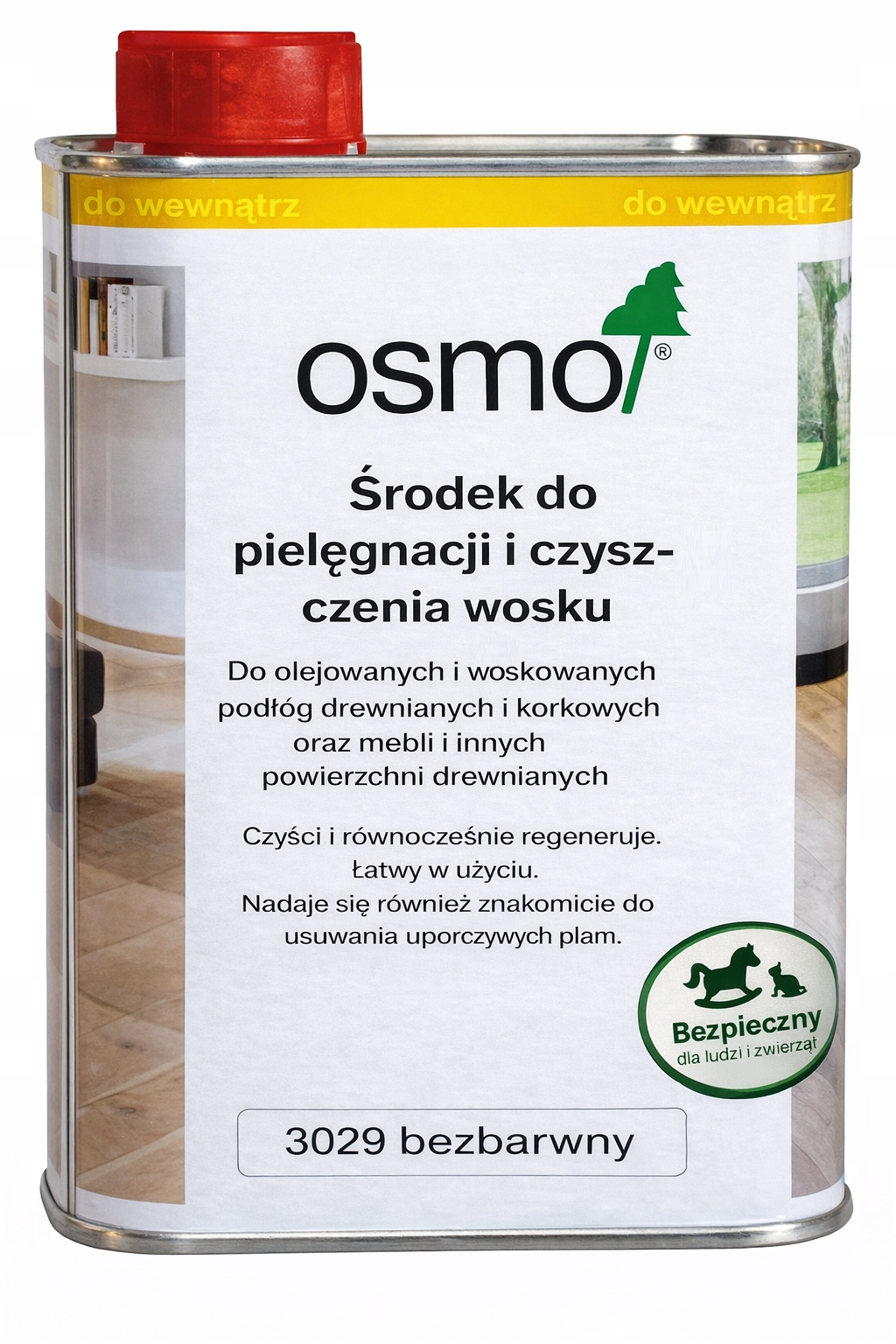 Osmo 3029 Bezbarvý polomat 1L prostředek na čištění a péči o vosk