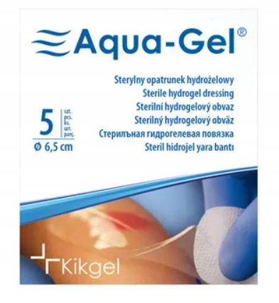 

Opatrunek hydrożelowy rany oparzenia fi 6,5cm 1szt