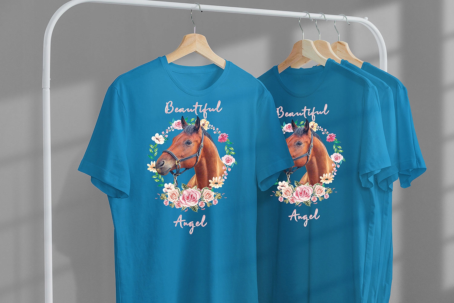 T-SHIRT KOSZULKA DLA DZIECKA KONIE 164 SUPER JAKOŚĆ Rozmiar XL