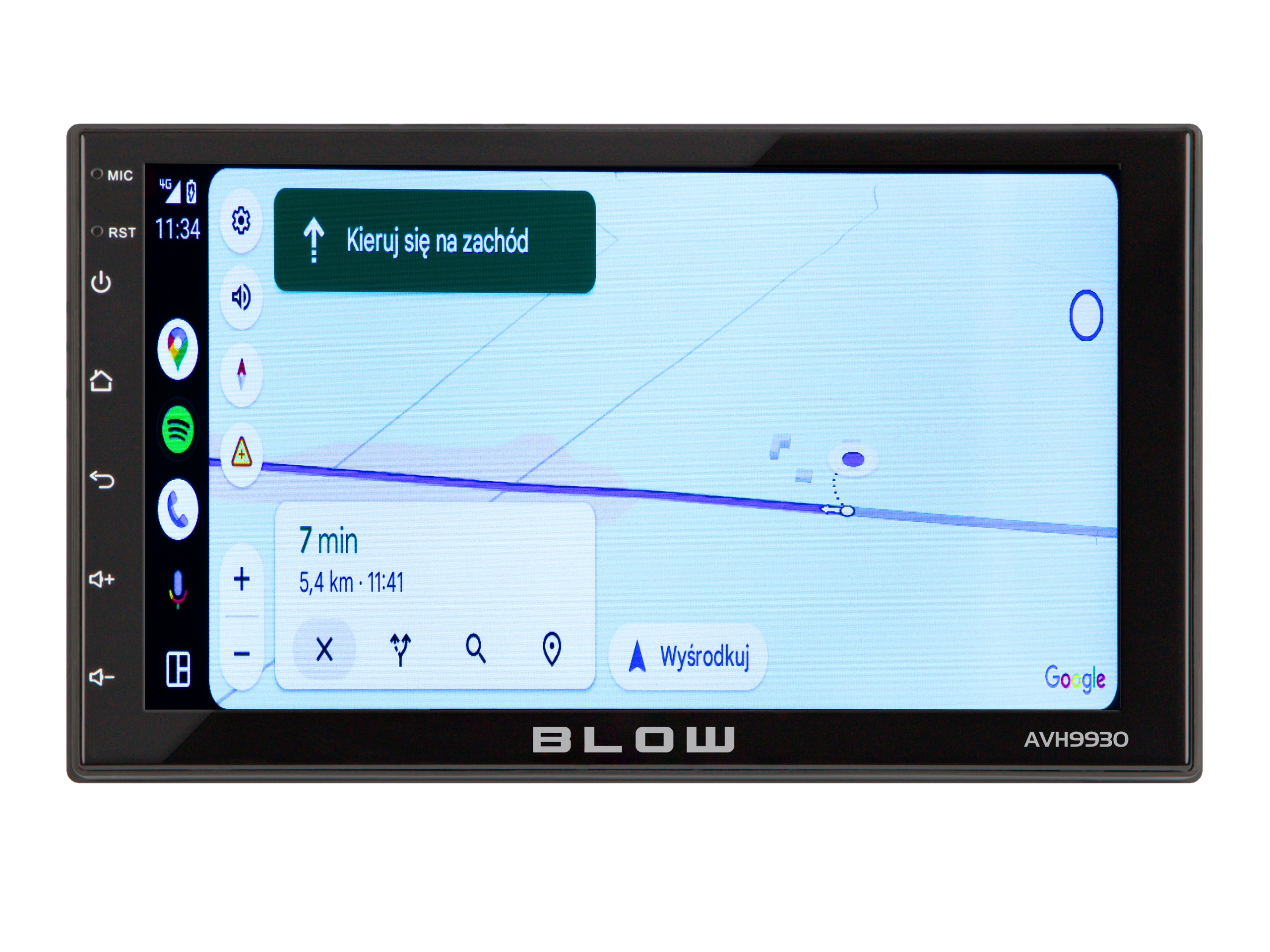 RADIO SAMOCHODOWE ANDROID 12 BLUETOOTH CARPLAY ANDROID AUTO MIRROR LINK Stan opakowania oryginalne