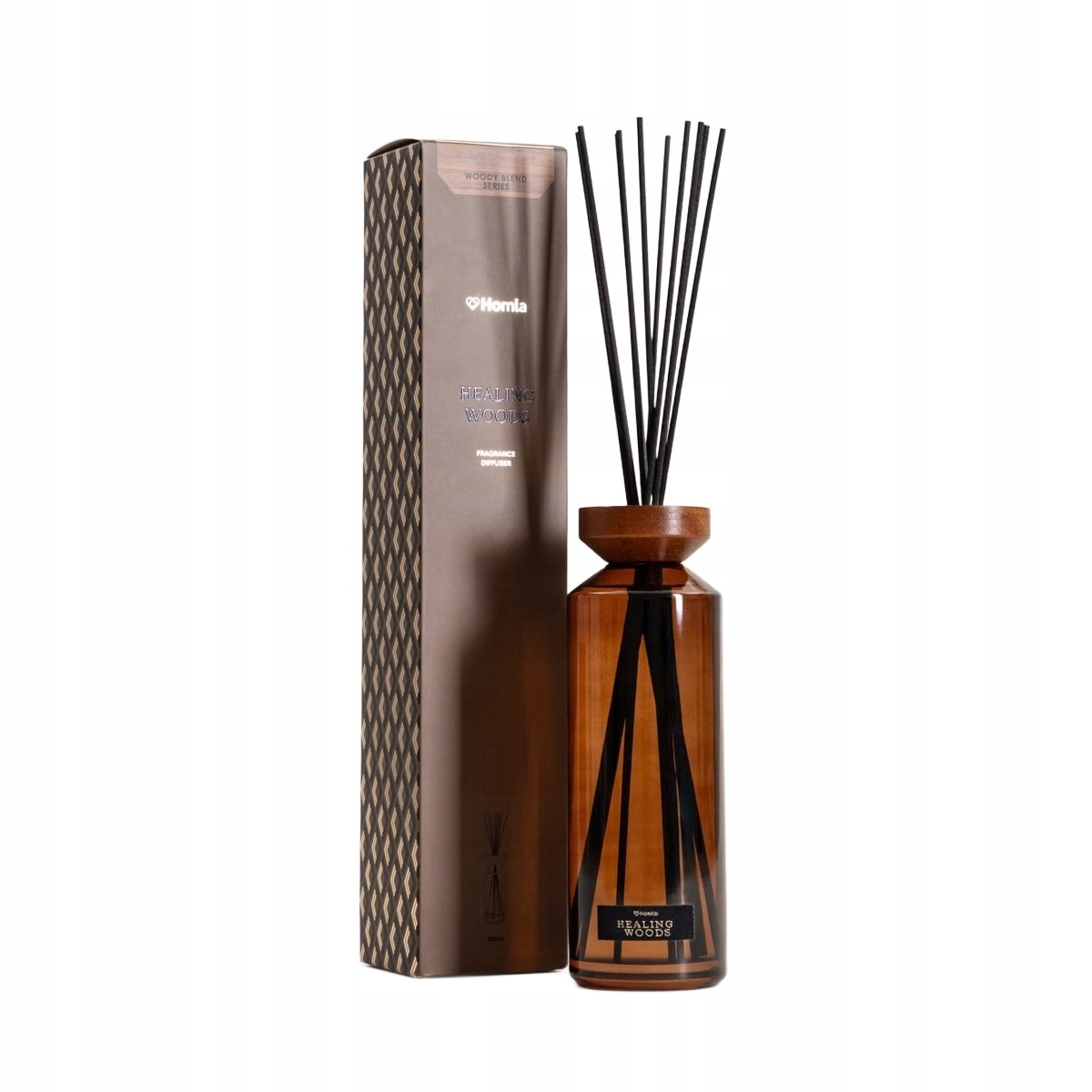 Difuzér s vůní Woody Blend Healing Woods 500 ml Homla