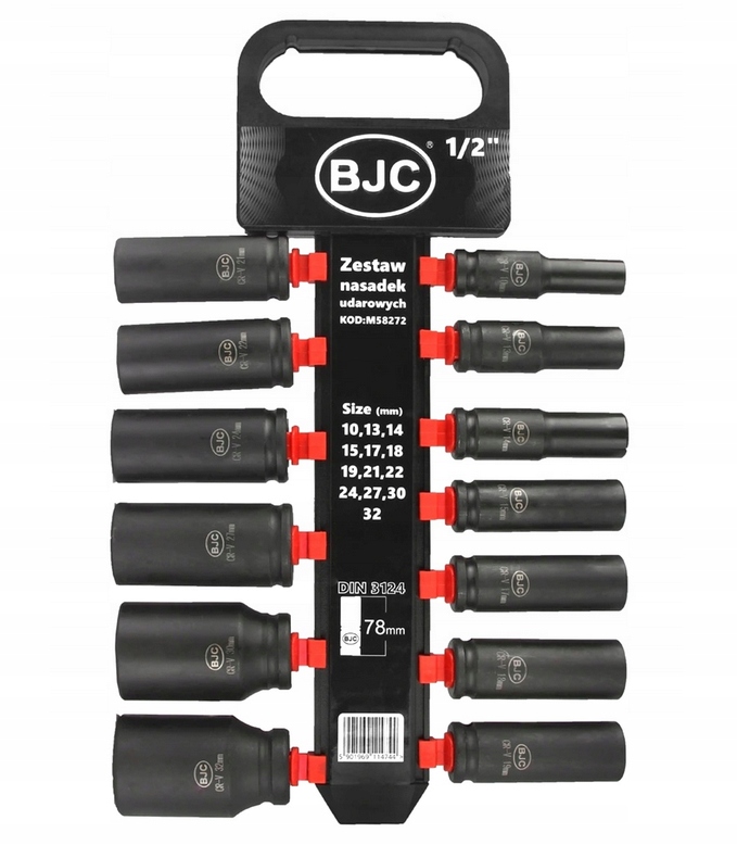 

Bjc Nasadki Udarowe Długie 1/2'' 10-32MM 13 El.