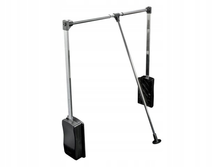 Pantograf Strong tyč do skříně Černá 69-94 cm