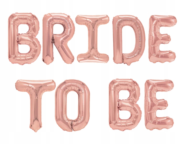 

Balony Foliowe Zestaw Balon Bride To Be Rose Gold