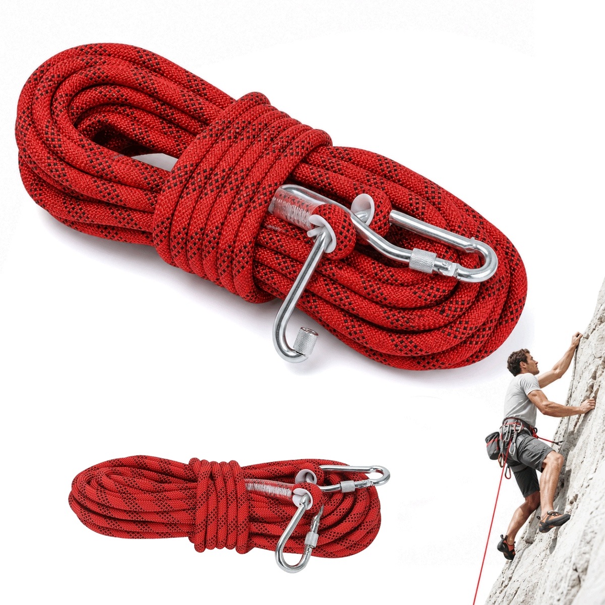 Odporna Na Zerwanie Linka Statyczna 30m 12mm Do Alpinizmu