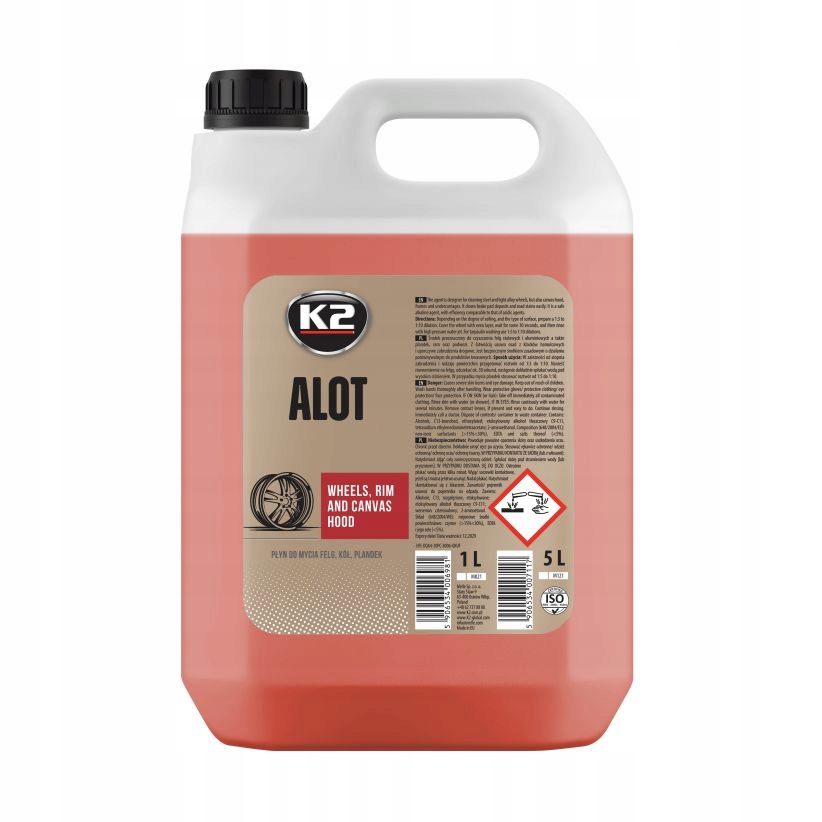 

K2 Alot Do Mycia Felg Kół Plandek Ram Podwozia 5L