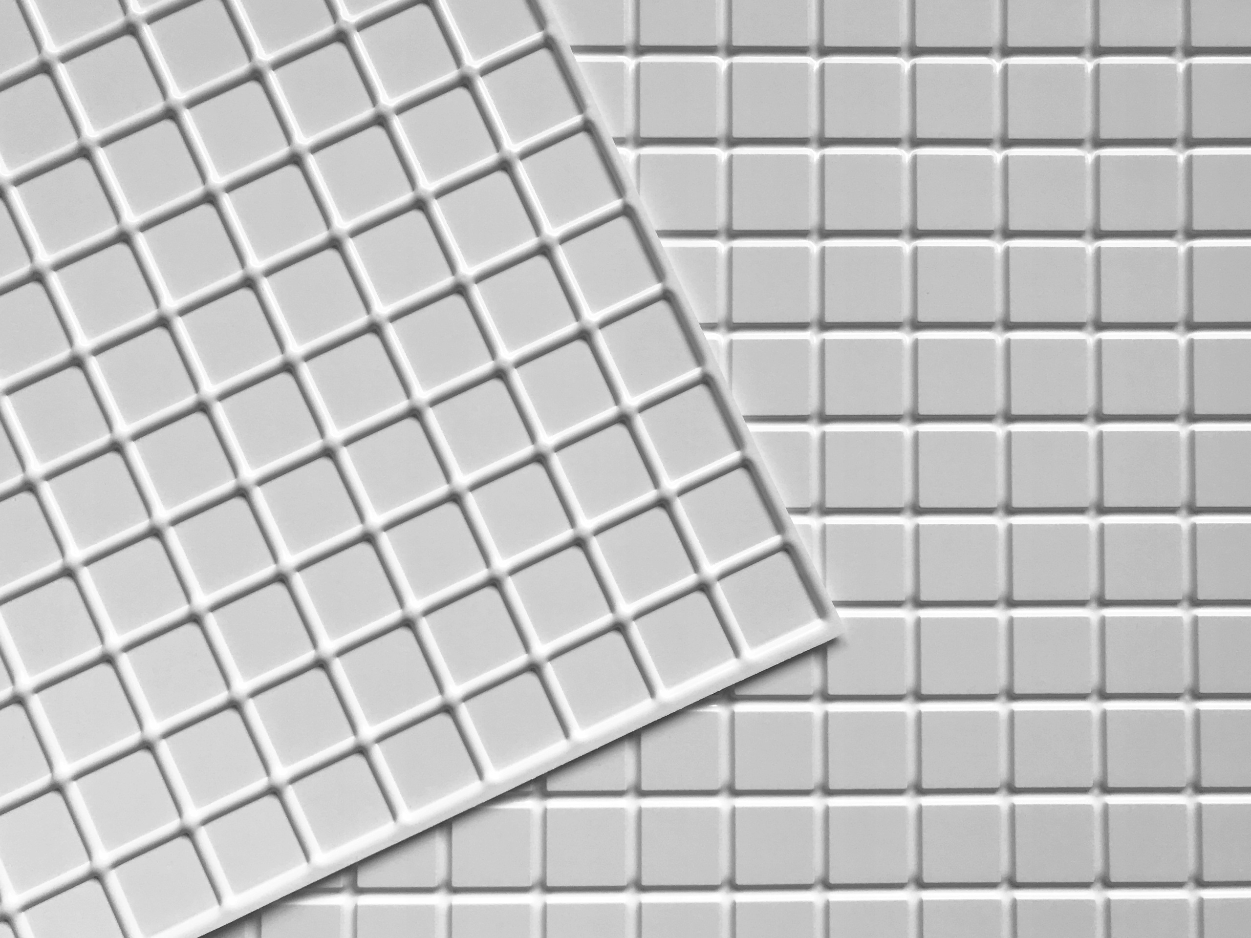 OKŁADZINA PCV ścienna JAK MOZAIKA BIAŁA DW08 10szt Format prostokątny