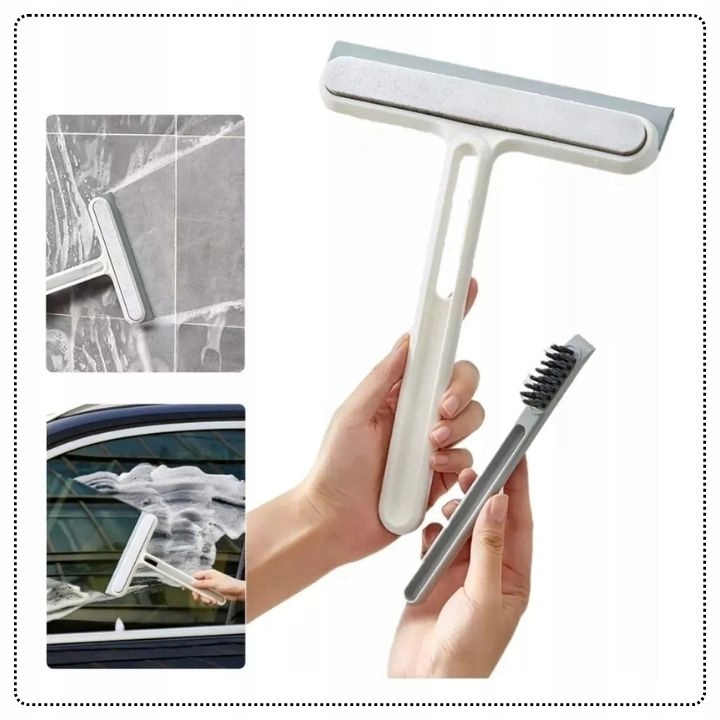 MYJKA DO OKIEN ŚCIĄGACZKA Z RĄCZKĄ DO WODY SZYB + SZCZOTKA DO ROWKÓW Szerokość powierzchni ściągającej 22 cm