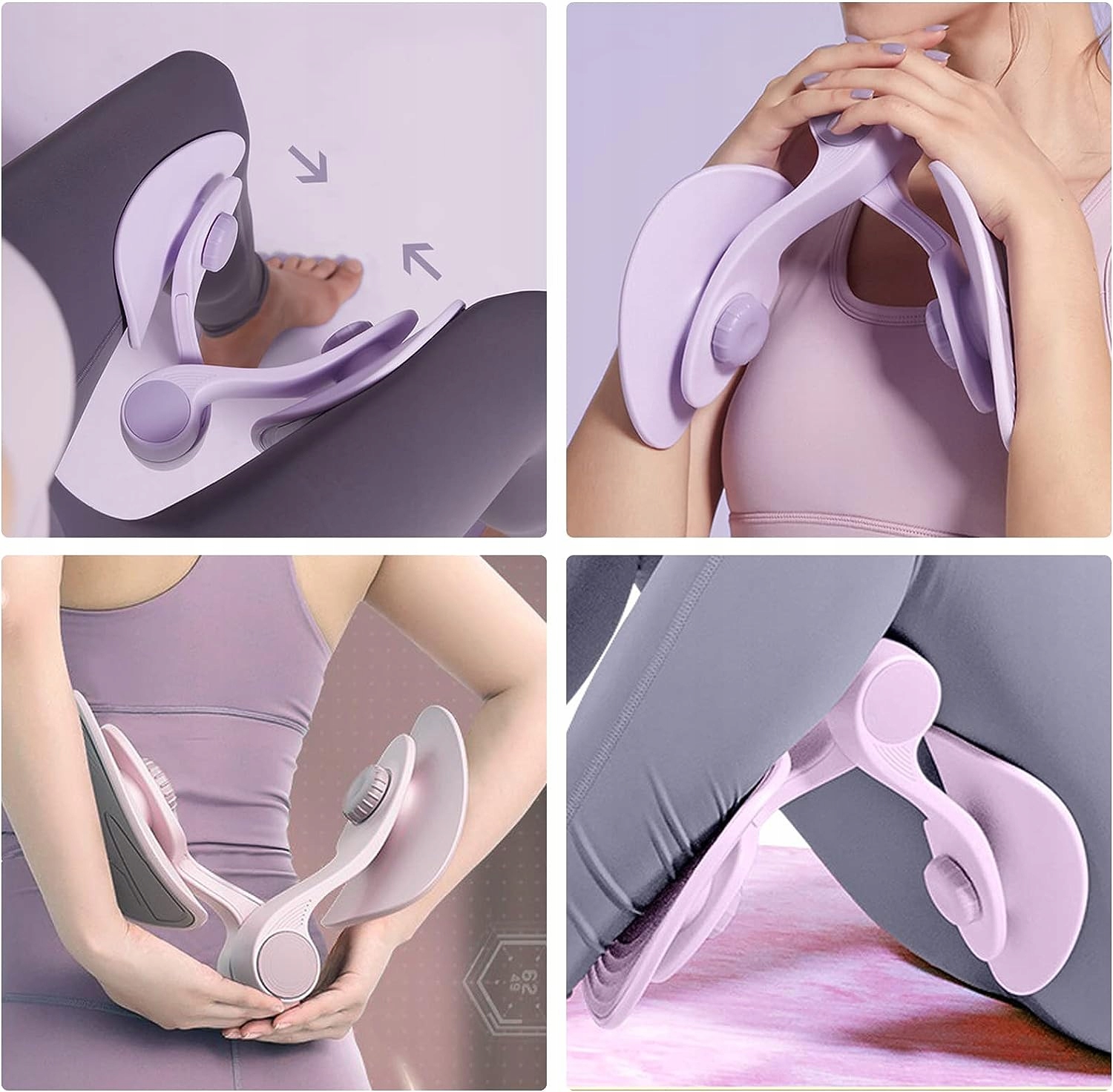 URZĄDZENIE ĆWICZENIA MIĘŚNI KEGLA DNA MIEDNICY Kolor dominujący róże i fiolety