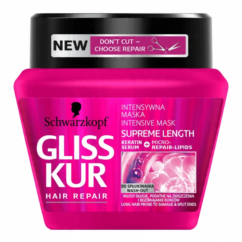 

Gliss Kur Live with Passion Maska do włosów 300ml