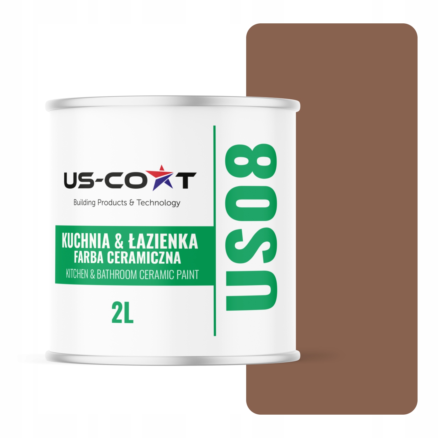 Barva Kuchyně Koupelna Čokoládová H4515 Hluboký Mat 2L Nástěnná