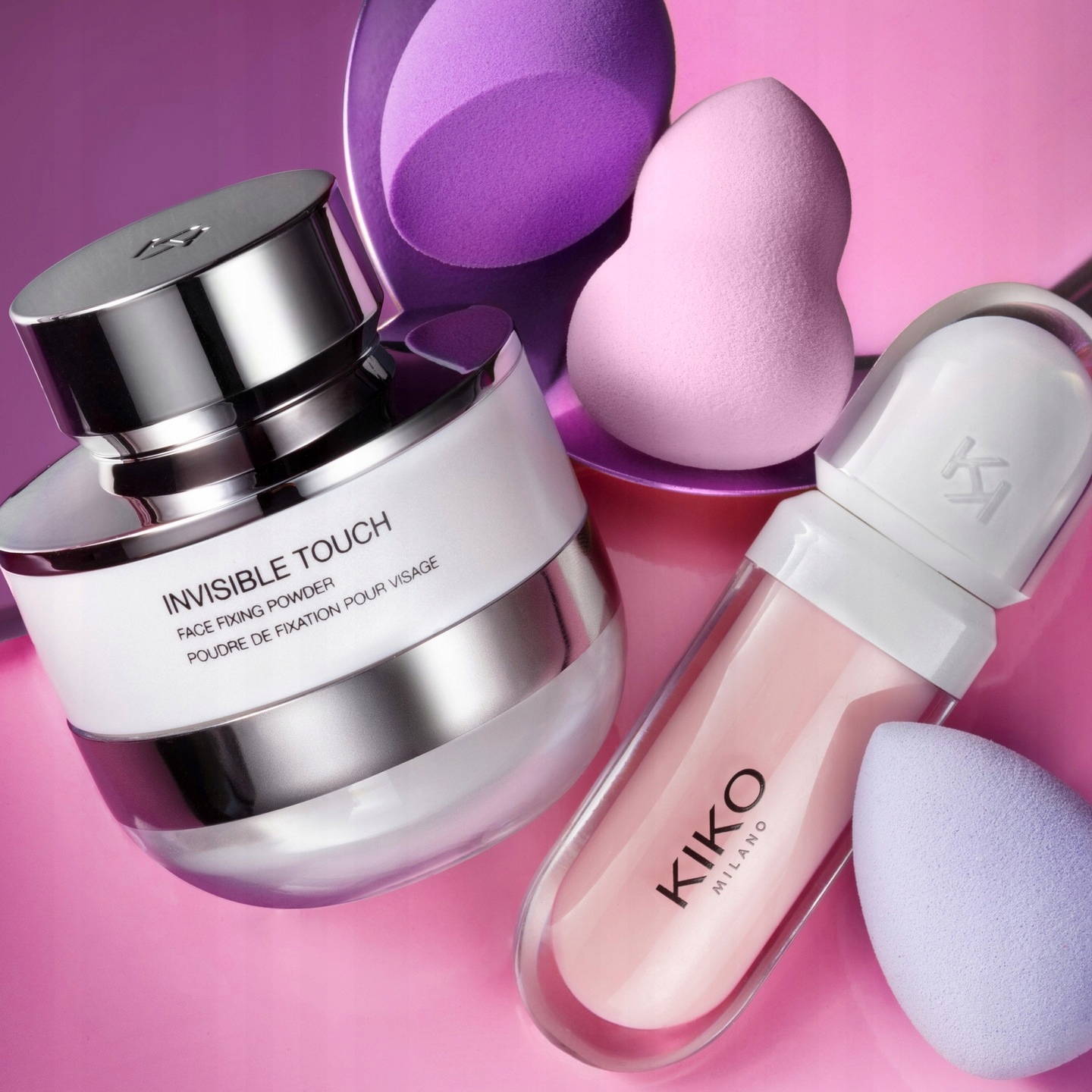 KIKO MILANO Invisible Touch Face Puder do twarzy Matujący Transparentny SPF brak