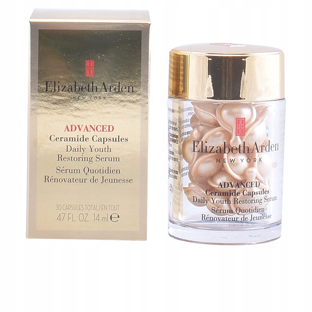 Pokročilé kapsle s ceramidy, denní sérum pro obnovu mládí, 30 ml