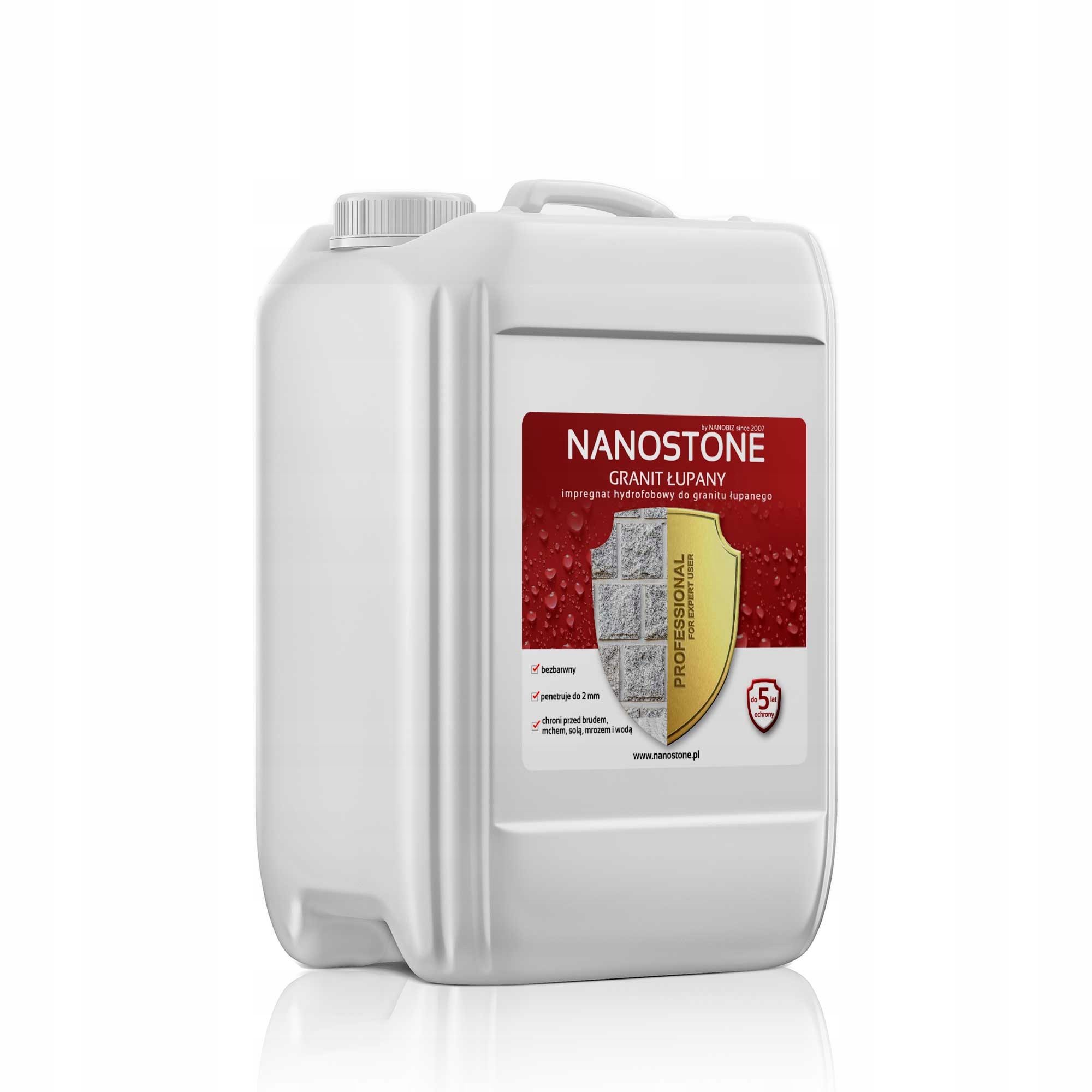 Nanostone Štípaný Granit Impregnát na štípanou žulu a plameny 20L 160 m2