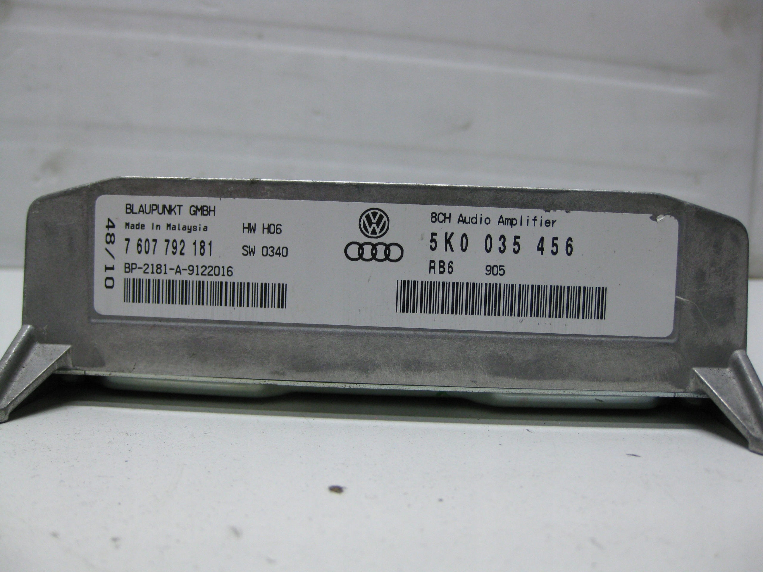VW TIGUAN amplifier AUDIO 5K0035456E