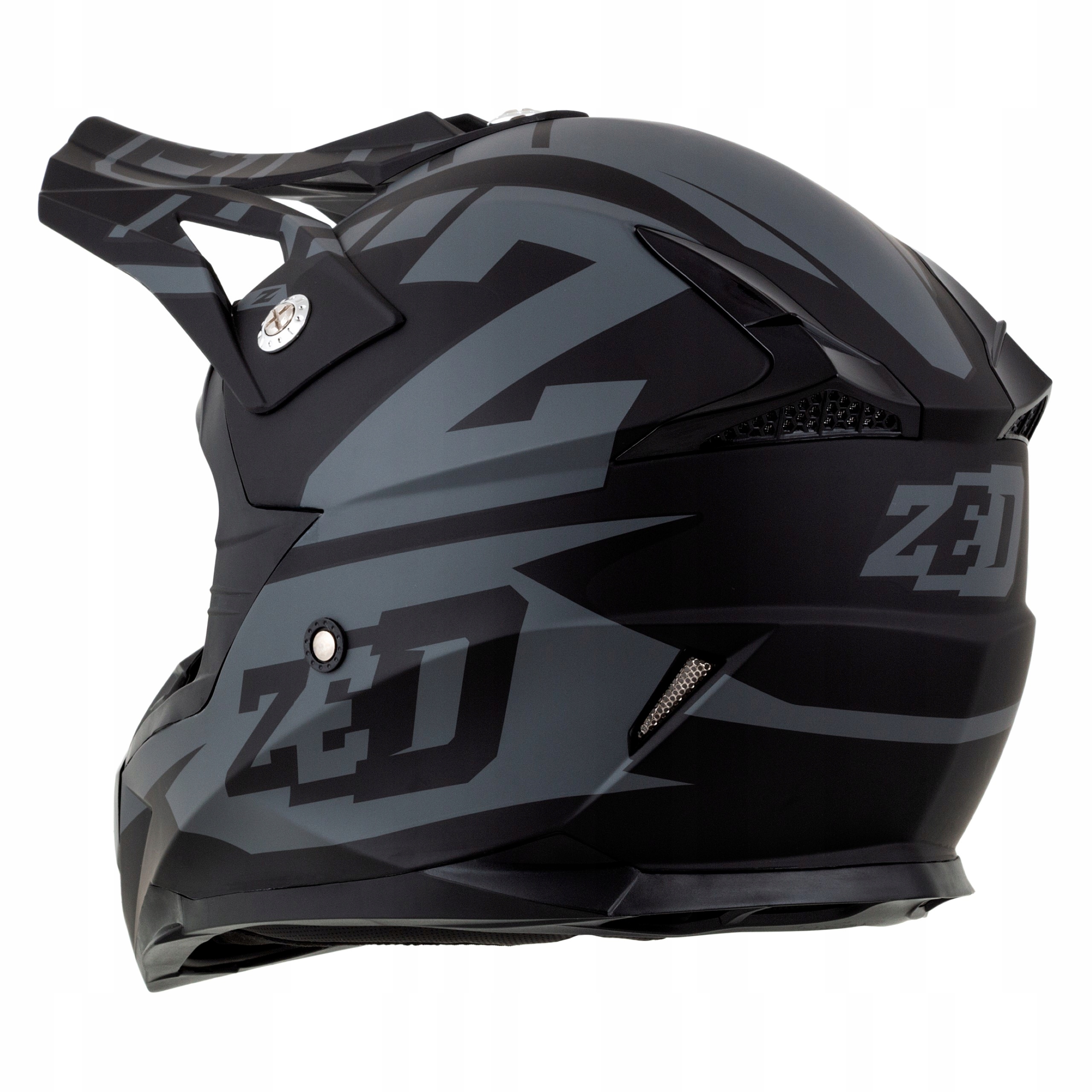 ZED X.1 MAT KASK MOTOCYKLOWY CROSS QUAD + GOGLE L Model X1.9
