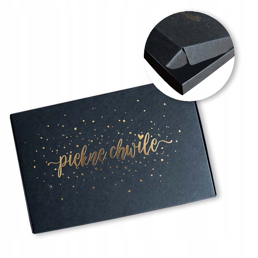 

Pudełko na zdjęcia Glam 15x23 Piękne Chwile czarne