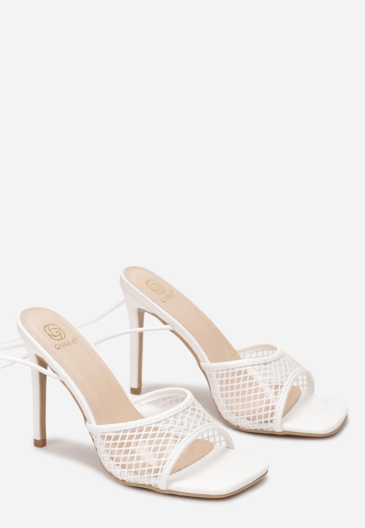 

Born2Be Białe Sandały damskie 39 Casual
