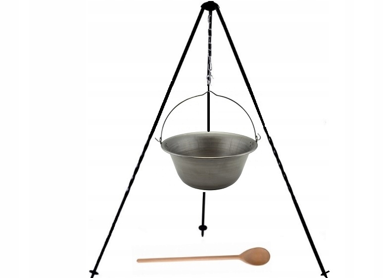 Maďarský kotlík cikánský plechový 10 l trojnožka