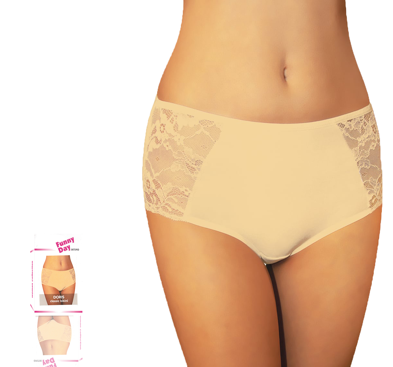 

Doris beżowe Funny Day mini bikini XL