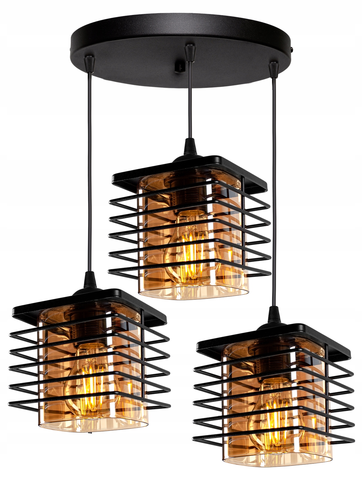 

Nowoczesna Szklana Lampa Wisząca Sufitowa Loft Led