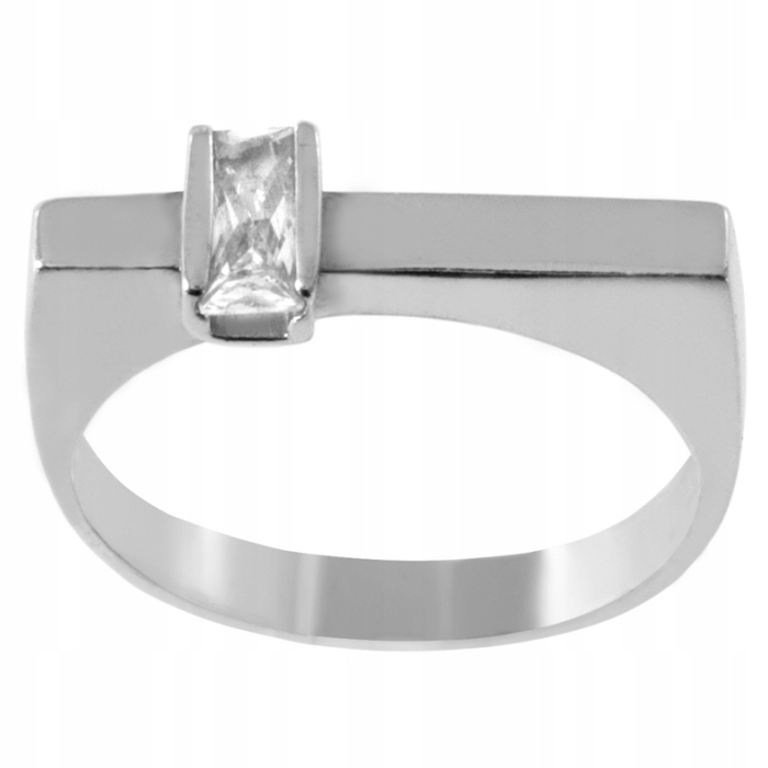 Stříbrný Prstýnek S Moderním Designem