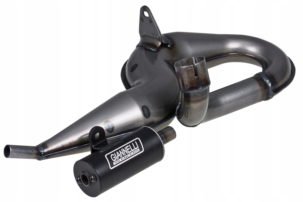 Výfuk pre Vespa Px 200, Giannelli Vintage Black Aluminium