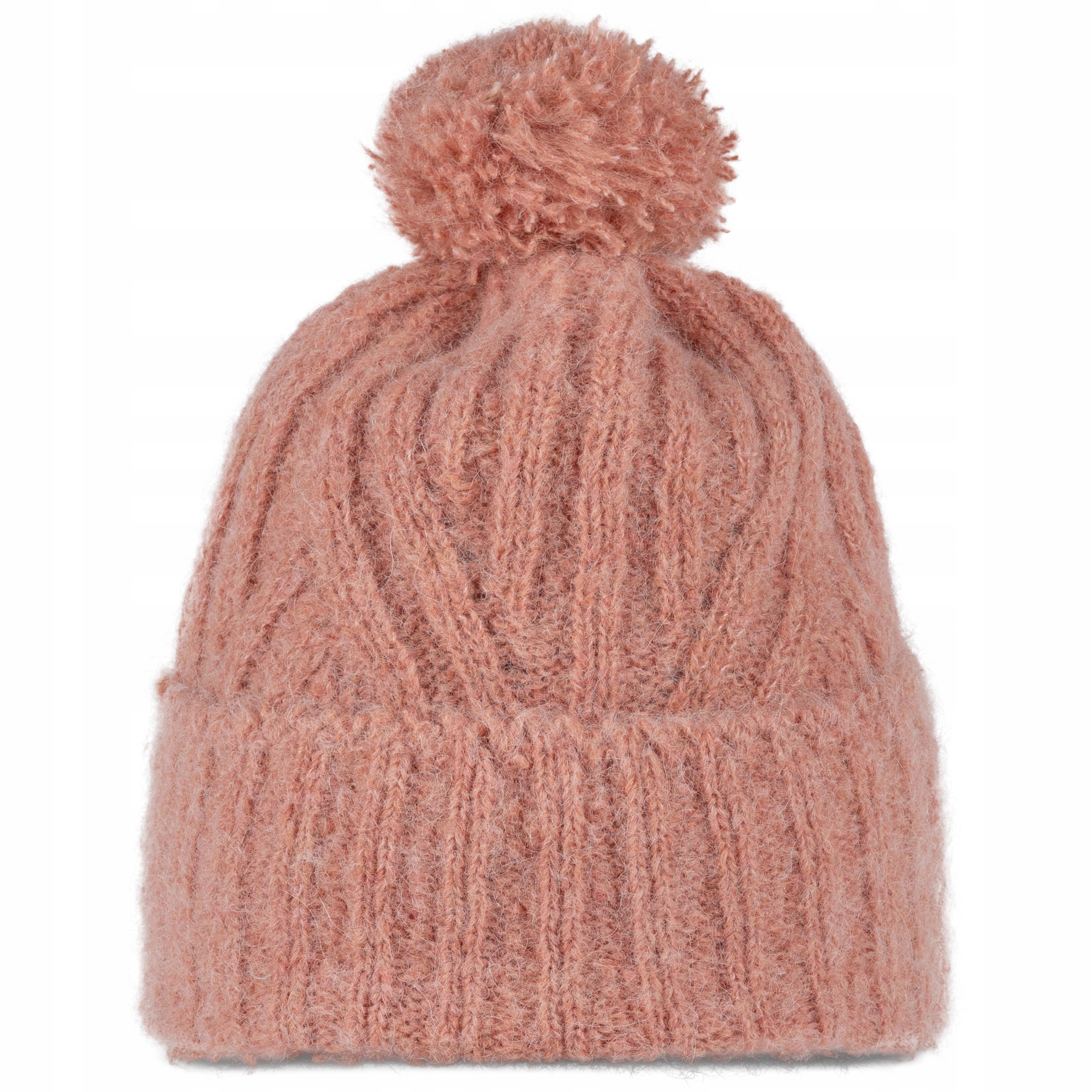 Buff Čepice s vlnou alpaky Knitted Beanie Nerla růžová barva