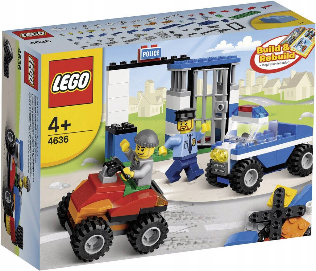 LEGO 4636 Creator 4636 Zestaw Policji Policja + GRATIS