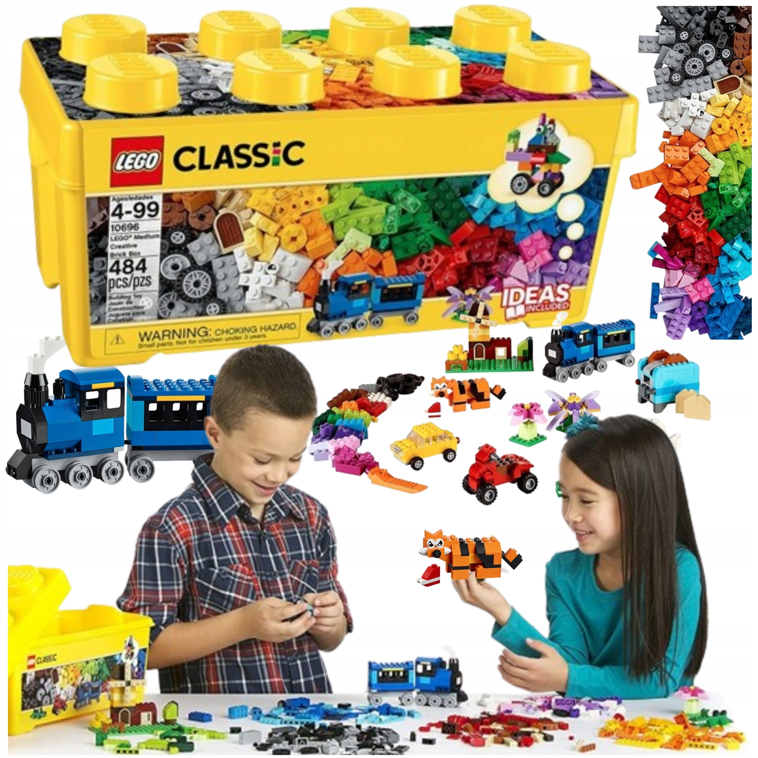 Lego Classic Stavebnice Dárek pro 5 6 7 8 9 10 Let Do 150 Pln velký kontejner