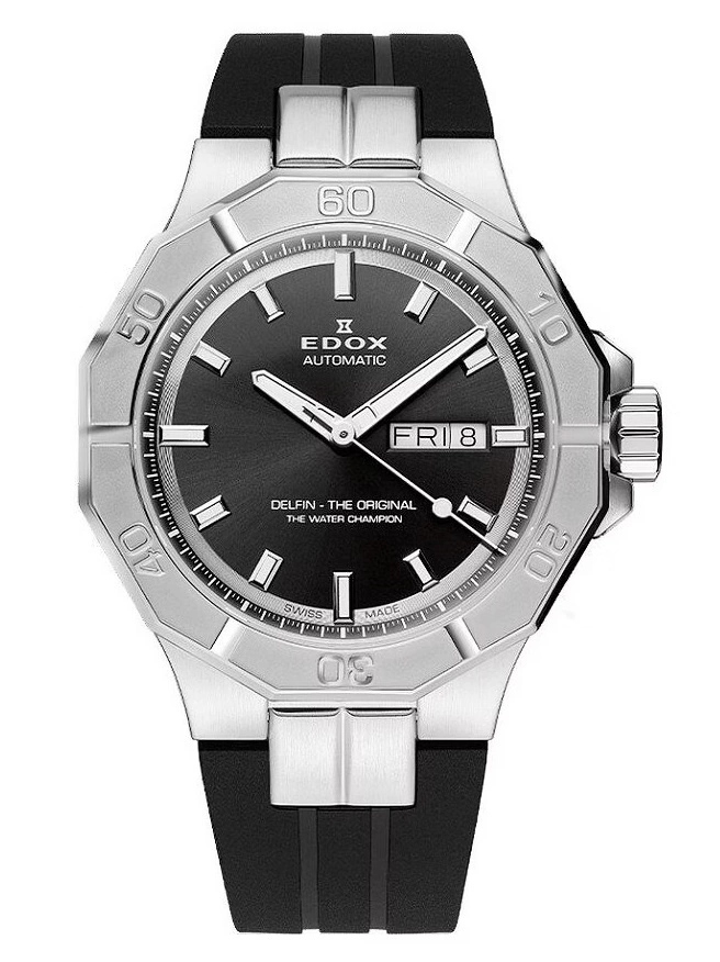 Pánské Hodinky Edox 88008 3CA Nin Delfin The Original Day Date Automatic