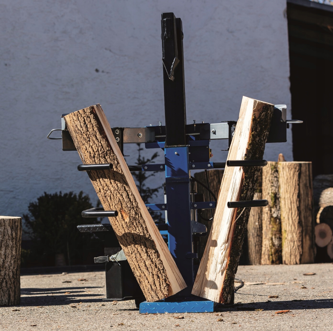 Łuparka do Drewna Hydrauliczna Pionowa Scheppach Compact 8T 3500 W 400 V Orientacja pionowa