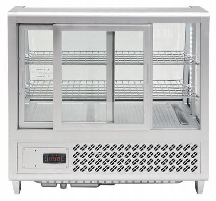 Witryna chłodnicza ekspozycyjna nastawna 100L LED 68x45x67cm Yato YG-05022