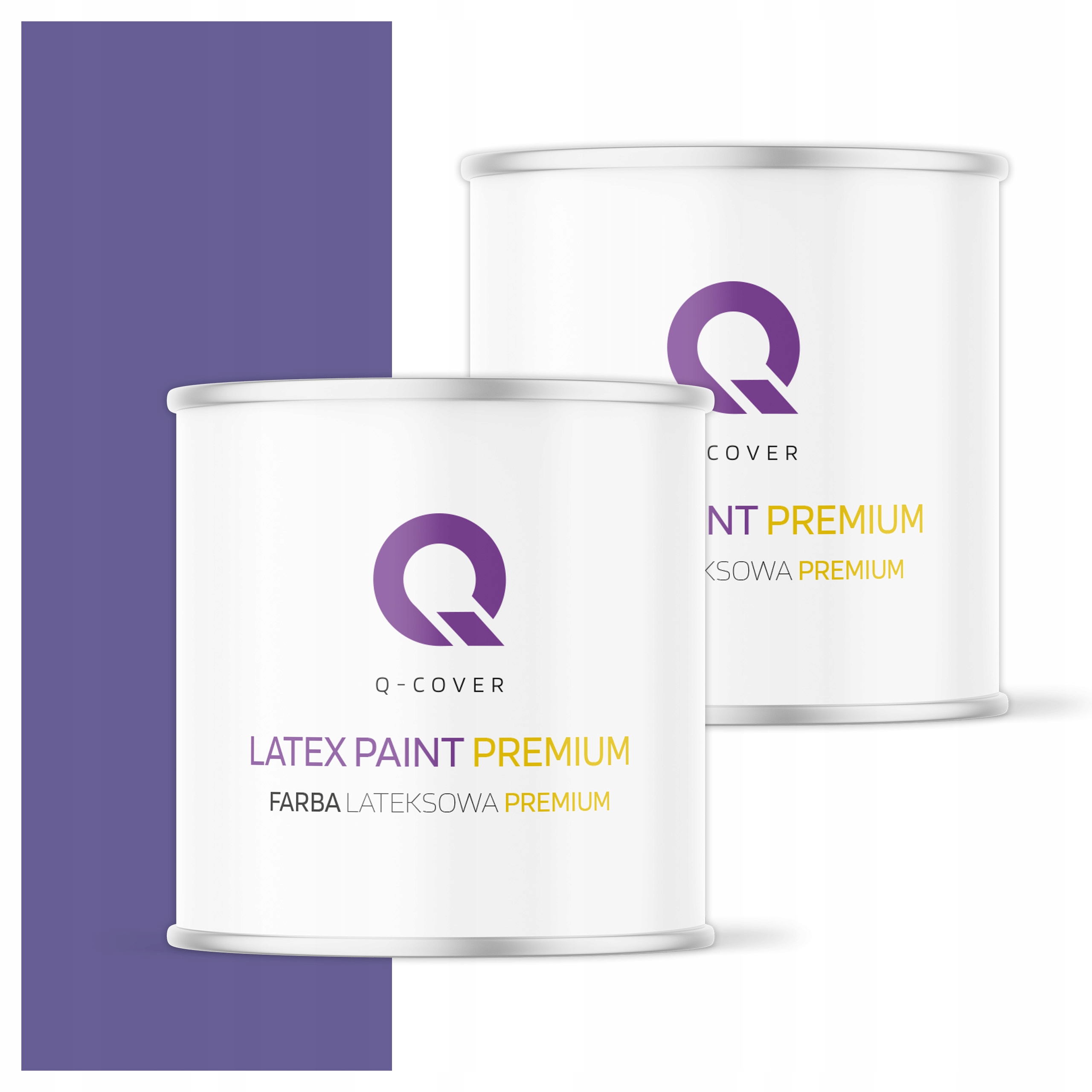 Umývateľná farba na steny stropov 2L Hlboká matná Fialová H2613