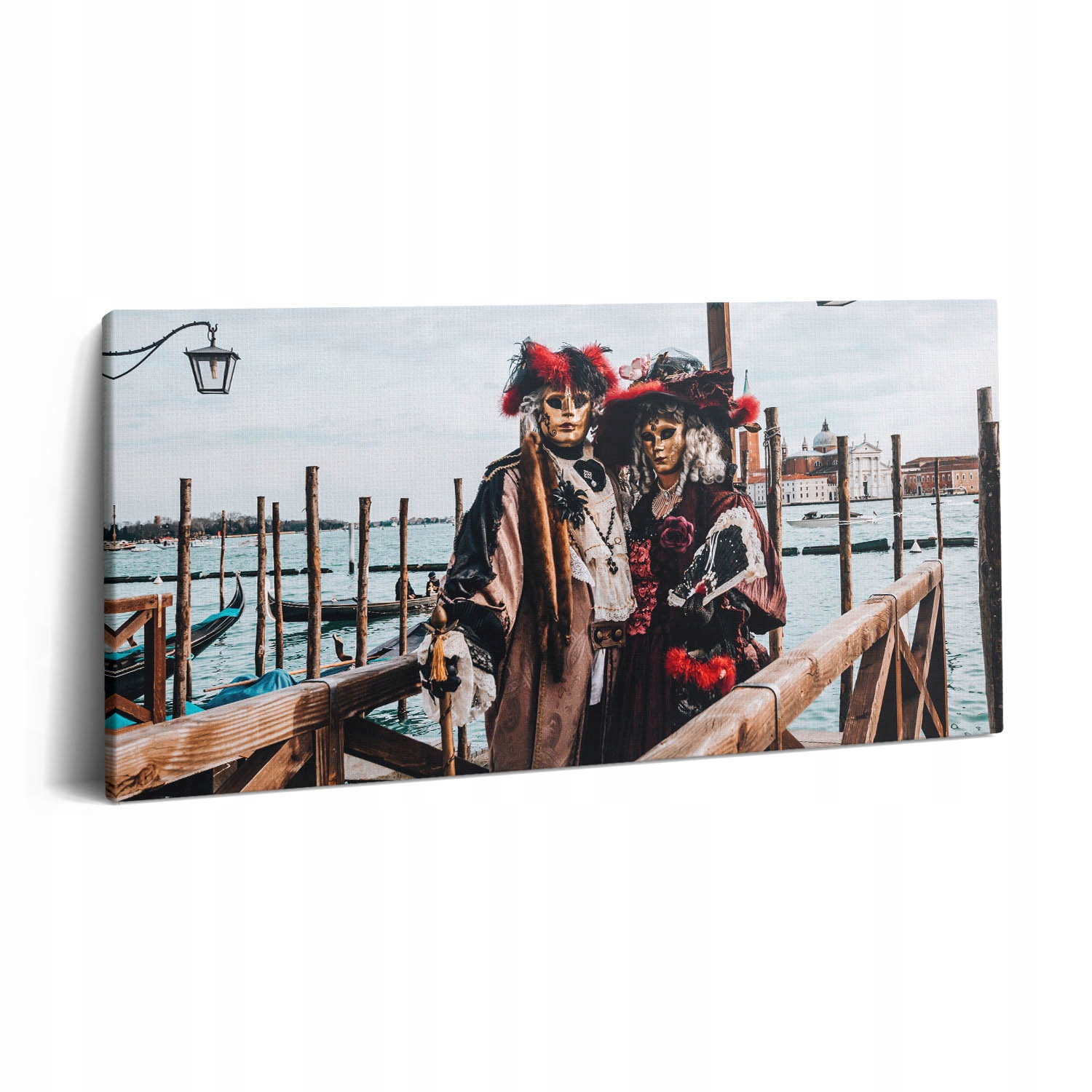 Foto Obraz Plátno do ložnice Rychlá montáž Karneval v Benátkách 120x60 cm