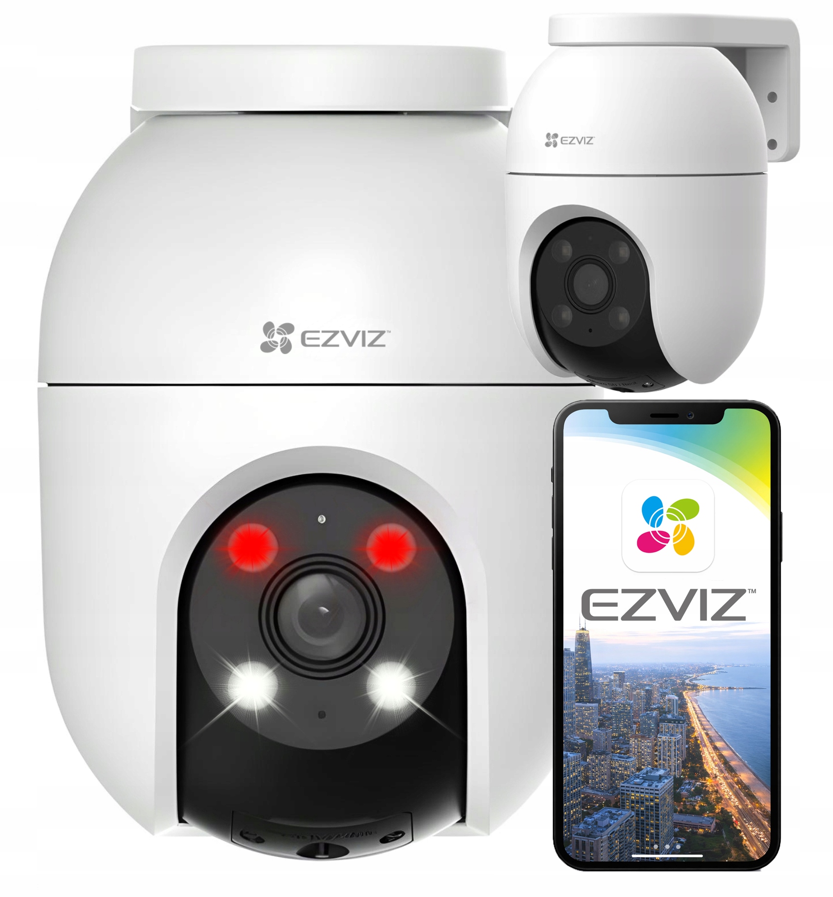 WiFi otočná kamera Ezviz C8c FullHD 1080p Venkovní otočná Dual Light
