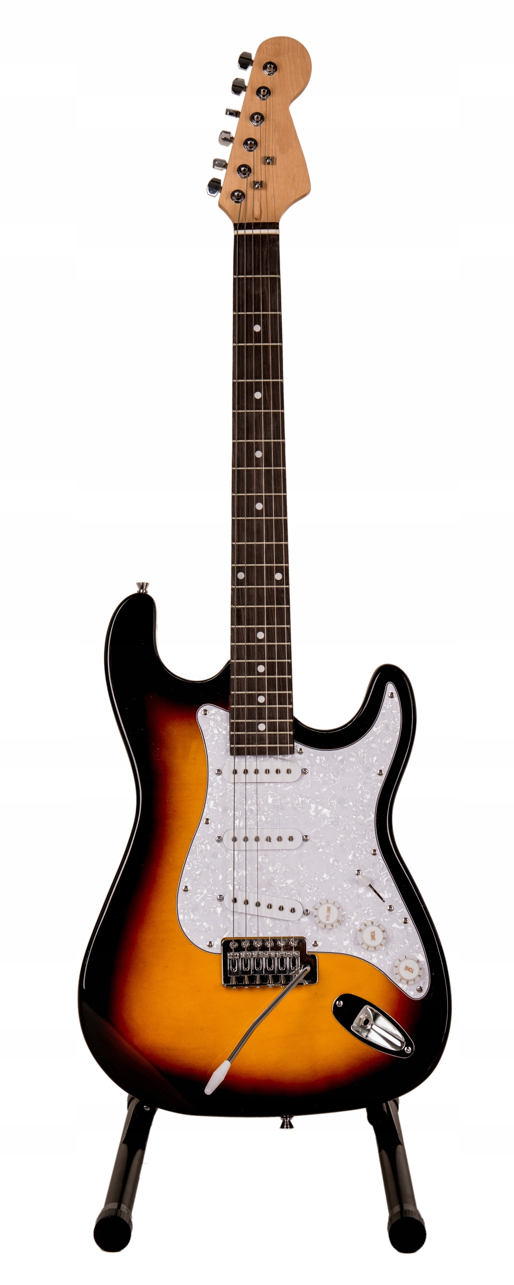 GITARA ELEKTRYCZNA TYPU STRATOCASTER FRONTIER E-10 + WZMACNIACZ + AKCESORIA Rodzaj Stratocaster