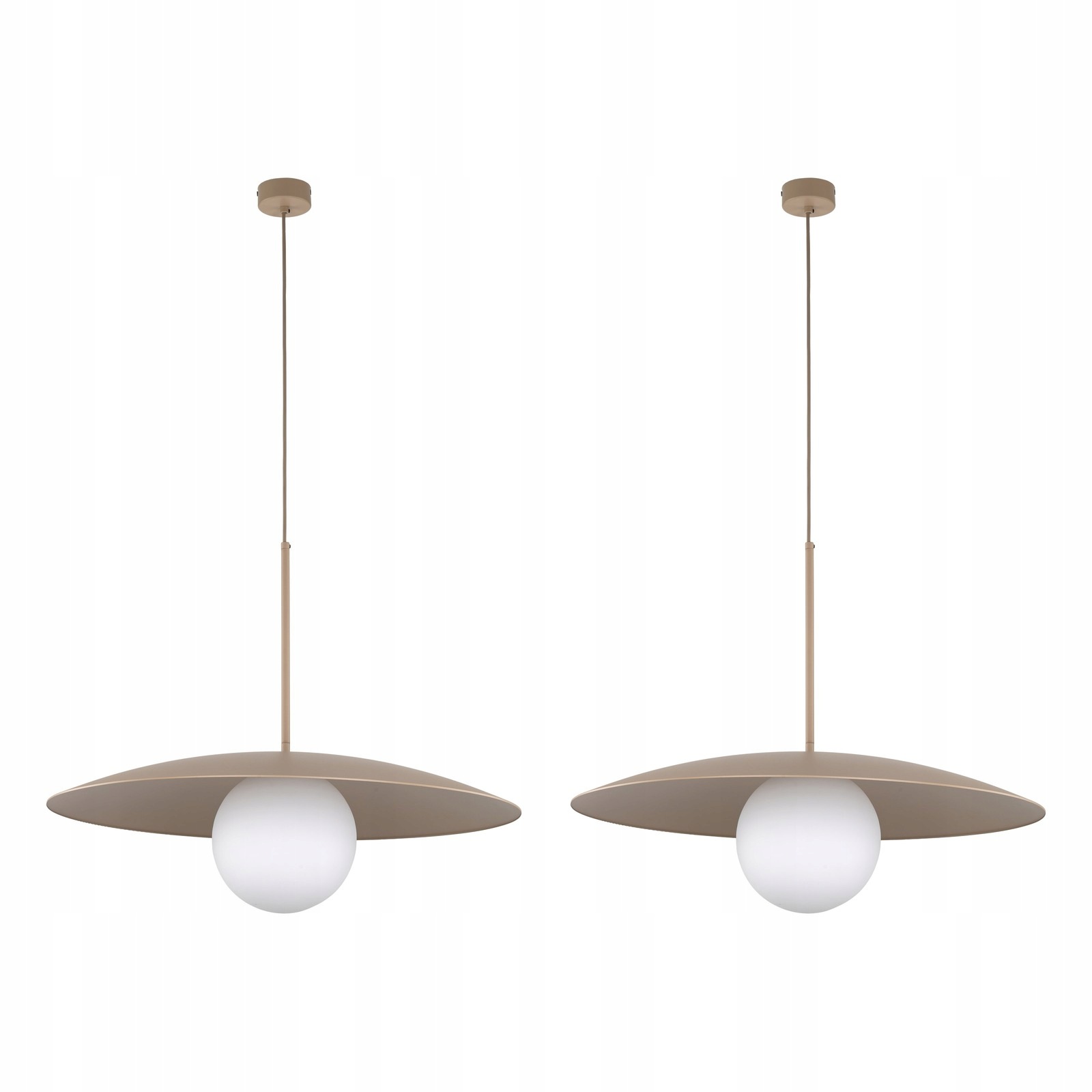 Tk Lighting Sada 2x Závěsná lampa Slate Sabia Glass 10910