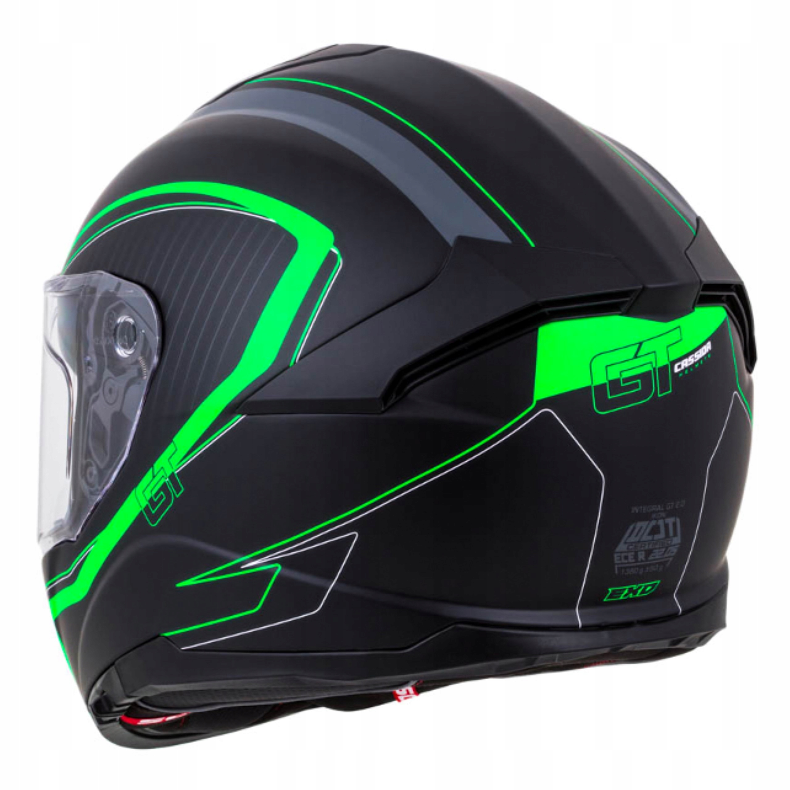 CASSIDA KASK MOTOCYKLOWY GT2 Z WŁÓKNA + PINLOCK XL Waga produktu 1380 g