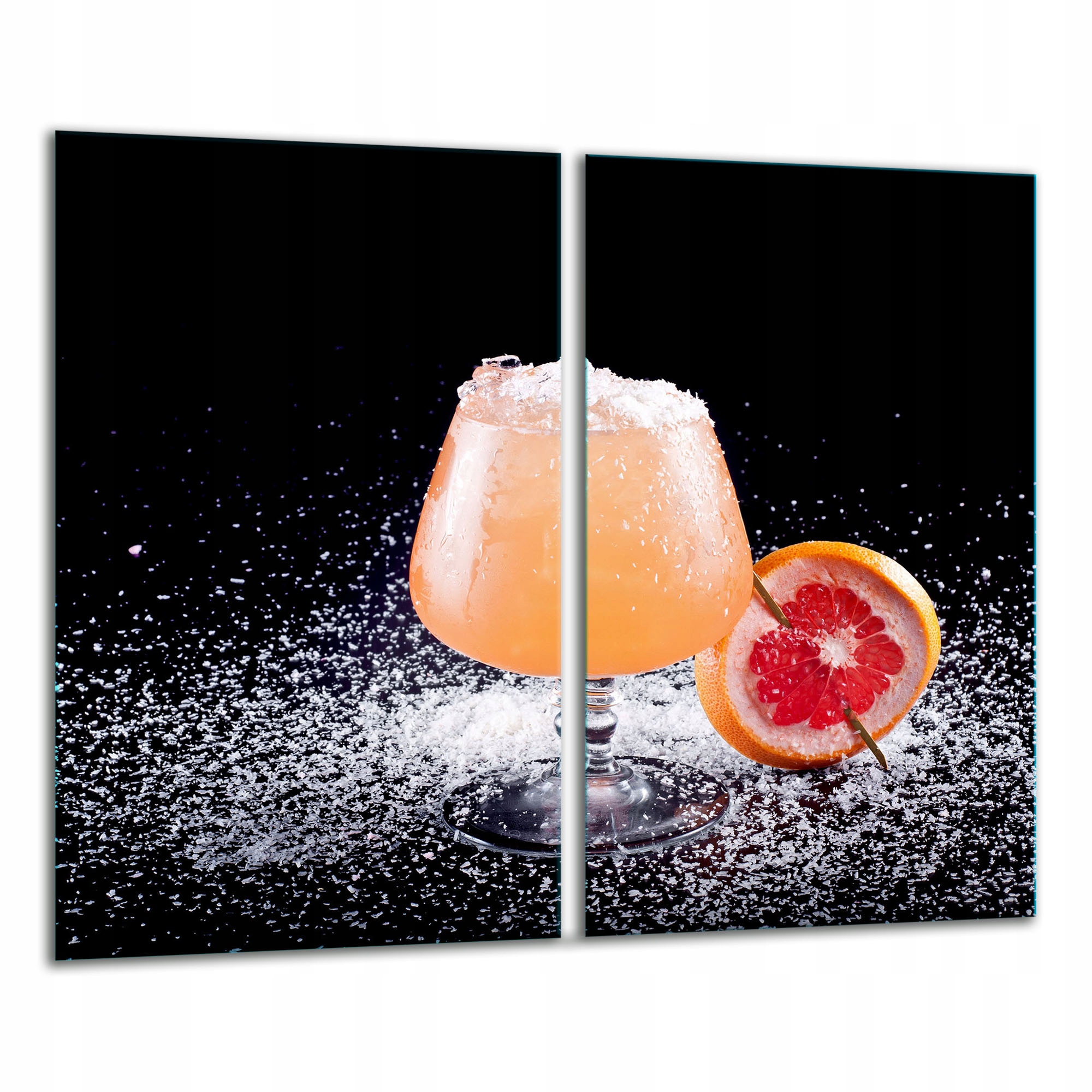 Skleněná Krájecí Deska 2x 30x52 Drink 7v1