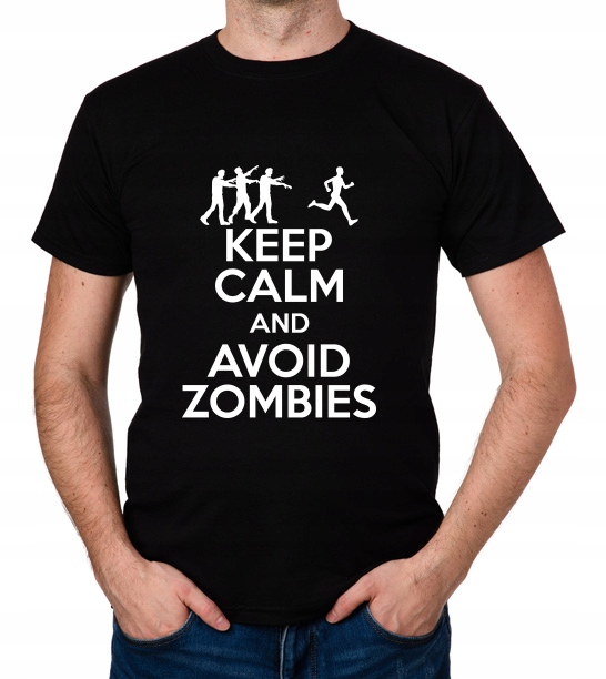 

koszulka Keep Calm And Avoid Zombies prezent